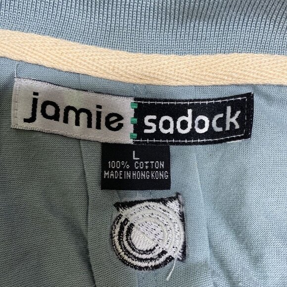 JAMIE SADOCK Gray Short Sleeve Women's Polo Shirt Size L - Picture 9 of 12